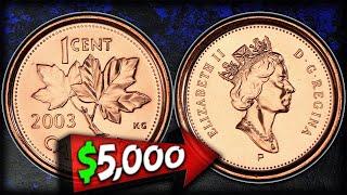 10 CANADIAN PENNIES WORTH MONEY - MOST VALUABLE PROOF COINS!!