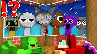 Why HORROR SPRUNKI ATTACK JJ and Mikey Security House in Minecraft   Maizen!