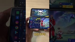 New POCO X7 PRO  120FPS FREEFIRE GAMING TEST vs iPhone 11 #freefire #pocox7pro #iphone