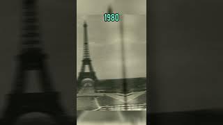 Eiffel tower evolution (2023-1880)