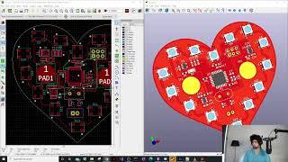 Valentines day - Let's make something Valentinesy - PCB Design Live stream