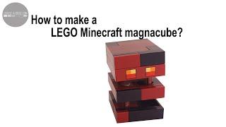 How to Build a LEGO Minecraft Magma Cube? | Step-by-Step Tutorial