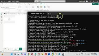 Lesson114-  Python visual - Install pandas and matplot - Power BI 1000 Videos