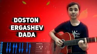 Doston Ergashev - Dada | Gitara darsi | Akkordlar | узбек клип