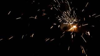 Футаж / Footage искры Welding Sparks 06