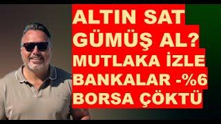 Altın satıp Gümüş alalım mı?? | Gümüş RALLİ gelir mi? | Borsa NEDEN DÜŞTÜ?