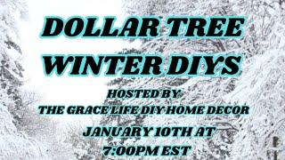 DOLLAR TREE WINTER DIYS  BUDGET FRIENDLY #diy