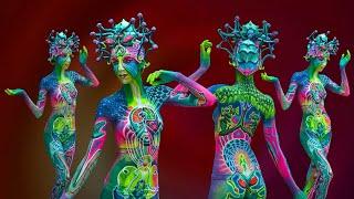 Women's body art!