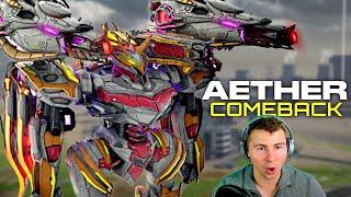 Aether Comes Back To Life... Titan Resurgence - Powered Up Aether vs Meta Titans | War Robots