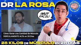 ARIES TERRÓN REACCIONA al DR LA ROSA (¿28 KG de MÚSCULO en 28 DÍAS?)