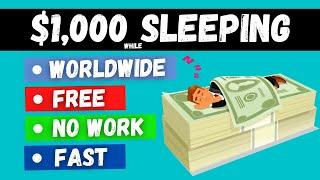 Earn $1,000+ In Passive Income DOING NOTHING! -WORLDWIDE- (Make Money Online Step-by-Step)