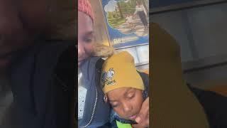 That train ride sleep hits different..He be knock out..#mta #sleeping @mta