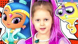 ШИММЕР И ШАЙН Волшебная Лампа и Парк развлечений для Джиннов Shimmer & Shine