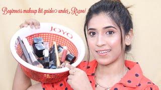 Beginners makeup kit guide Under Rs500/ & step by step how to use makeup products in correct manner