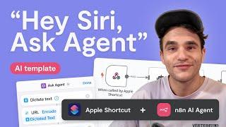 Control Your Own AI Agent with Siri! Easy iPhone Setup with n8n