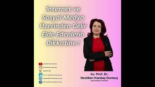 İnternet ve Sosyal Medya Üzerinden Gelir Elde Edenlerin Dikkatine / Sosyal Medya / İnternet / Vergi