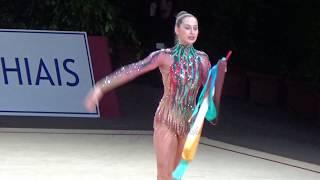 Katsiaryna HALKINA (BLR) ribbon - 2017 Thiais AA