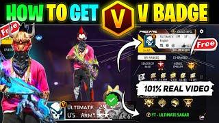 How To Get V Badge In Free Fire || V Badge Kaise Le || Free Fire V Badge Kaise Milega | V Badge Code