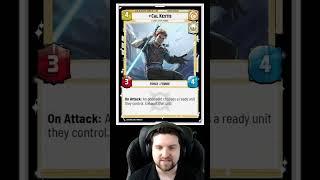 Two Card Review - Cal Kestis, I Can’t Keep Hiding #starwarsunlimited #starwars #swu
