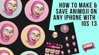 Make & Save Memoji Sticker on Any iPhone (ios 13)