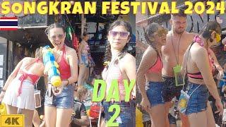 [4K] THAILAND SONGKRAN FESTIVAL 2024 (DAY 2) Continues at full speed  #10