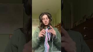 decorating my desk using only crochet | day 1 ‍