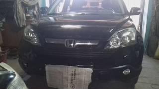 Honda CR-V  2006г . Чистка дроссельной заслонки .