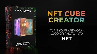 NFT Art Cube Creator / Promo ( After Effects Template )