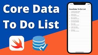 Core Data To Do List App for Beginners (Xcode 12, Swift 5, iOS Basics) - Development