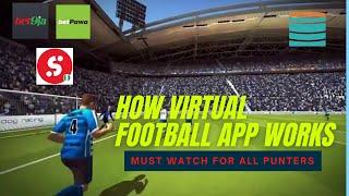 how virtual virtual league football VFL applications works e.g betpawa, sportybet, bet9ja etc.