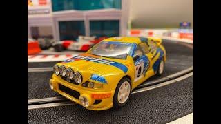 Seat Cordoba Ninco Slotcar  , over 20 years old  best Time in round 8 , 7,009 sec. not fast