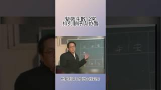 倪海廈：紫薇鬥數12宮的排列順序與位置！ 聽倪師講解紫薇斗数12宫的奥秘！  #倪海厦 #面相#算命#周易 #风水 #命运 #国学智慧#紫微斗数