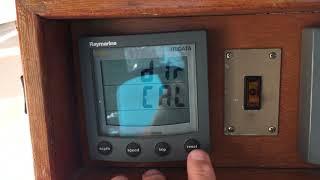 Raymarine ST60 Tridata calibration problem