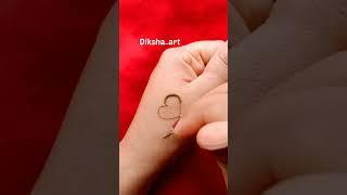 heart design ️#india #trendy #reels #trending #video #viral #viralvideo #reelvideo #mehndidesign