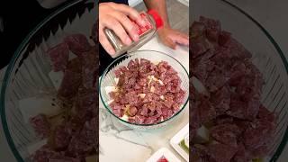 Antipasto! full recipe and episode on our channel. #antipasto #italianfood #salami #appetizer