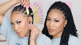 VERSATILE BRAIDLESS ILLUSION CROCHET PASSION TWIST FT. TOYOTRESS