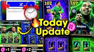 Inter Milan Anniversary Campaign & Free Epic  Maintenance End Time Today In eFootball 2025 Mobile