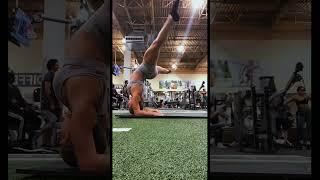 Flexible Gymnastics Performance at the Gym#gymnastics #flexibilitytraining #gymlife