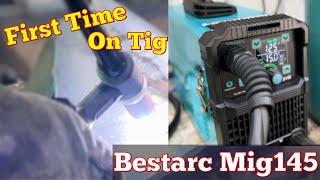 First Time Tig Welding!  Bestarc Mig 145 Welding Machine Review!