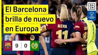 FC Barcelona vs Hammarby (9-0) | Resumen y goles | UEFA Women's Champions League 2024-25