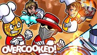 4 MORONS vs Overcooked 2 | Funny Moments