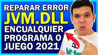  Como SOLUCIONAR Error JVM.DLL en CUALQUIER JUEGO o PROGRAMA (Funciona!) 2021