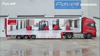 Pavelli ADVANCE Low Loader CURTAINSIDERS Semi-Trailer FORKlift transporter Custom enclosed trailer