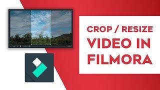 How to Crop / Resize Video in Filmora | How to Convert Horizontal Video to Vertical?