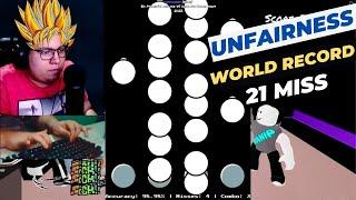 UNFAIRNESS ( Right Side ) 21 MISS WORLD RECORD !!!! Roblox FNF Funky Friday