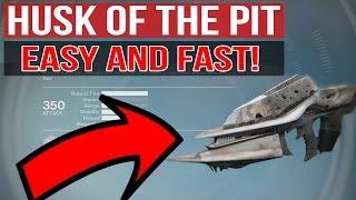 HOW TO GET HUSK OF THE PIT EASY AND FAST! - HOW TO UPGRADE HUSK OF THE PIT FAST!