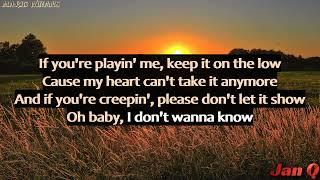 Mario Winans ft. Enya & P. Diddy - I Don't Wanna Know (Lyrics)