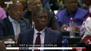 Budget Speech 2025 | VAT to increase by 0.50 percentage point