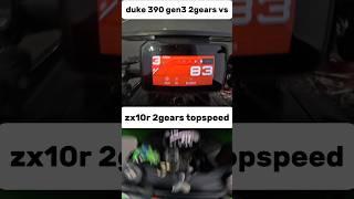 zx10r vs duke 390 top speed || drag race || #shortvideo #duke #duke390 #zx10r #shortsviral #shorts