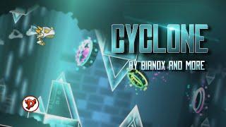 CYCLONE (Extreme Demon) by Bianox and more | Geometry Dash